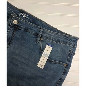 Terra and Sky Women's Plus Size Core Denim‎ SKINNY Leg Jeans Size 24W HIGH RISE